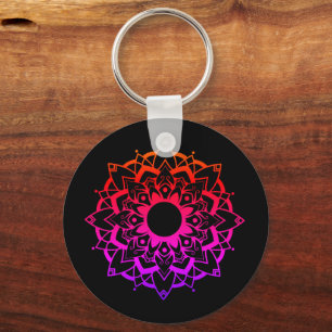 Llavero de Mandala Geométrico