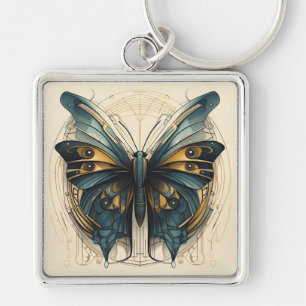 Llavero de Mariposa Art Déco