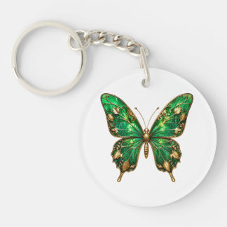 Llavero de Mariposa de Vid Vid de Hoja de Oro Esme