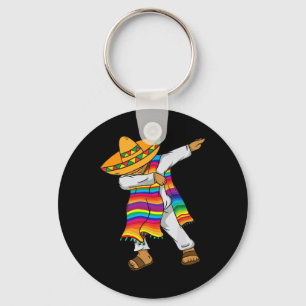 Llavero De Mayo haciendo dabbing Poncho Mexicano Niños Niñ