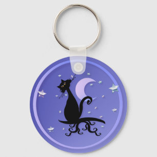 Llavero de medianoche del gatito