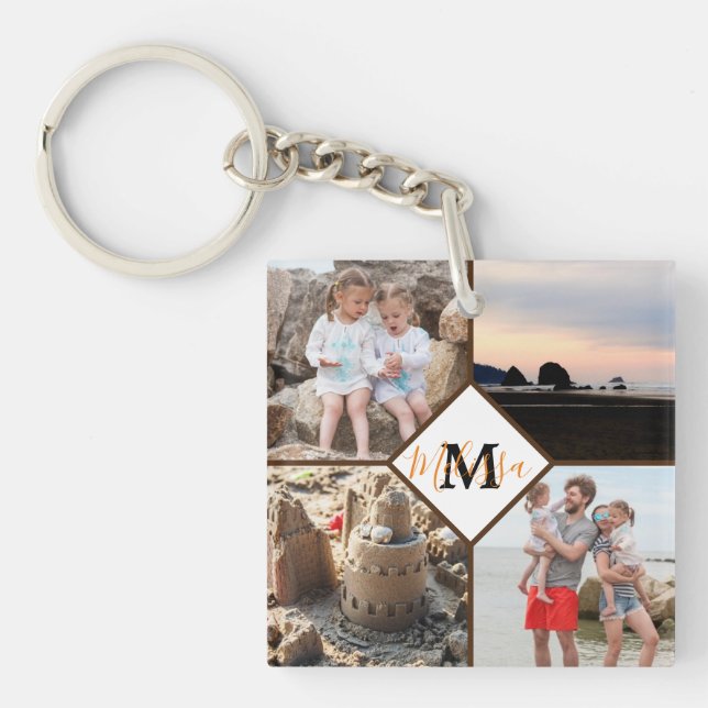 Llavero de memoria de foto personalizada (Frente)