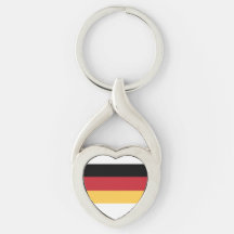 Llavero de metal de la bandera de Alemania Oktober