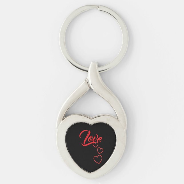 Llavero de metal del amor (Anverso)