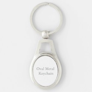 Llavero de Metal Ovalado
