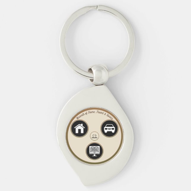 Llavero de metal personal (Anverso)