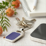 Llavero de Metal Personalizado | Regalo de Foto Re<br><div class="desc">Llavero personalizado de rectángulo de plata: duradero,  elegante y perfecto para regalar a familiares y amigos.</div>