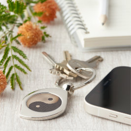 Llavero de Metal Yin Yang