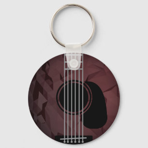 Llavero de música de guitarra minimalista moderna