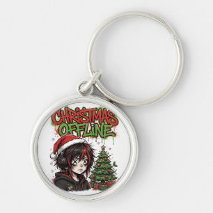 Llavero de Navidad de Anime Emo para regalo de chi
