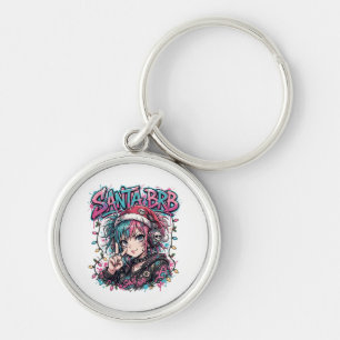 Llavero de Navidad de Anime Santa Kawaii Regalo pa