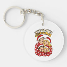 Llavero de Navidad para Nuestra Familia