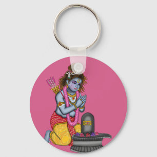 Llavero de Niño Rama adorando a Shiva