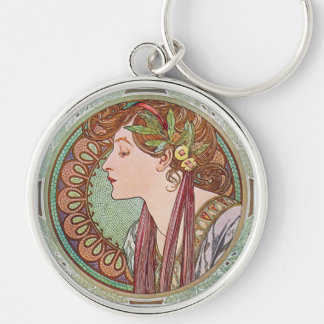 Llavero de Nouveau del arte del laurel de Alfonso