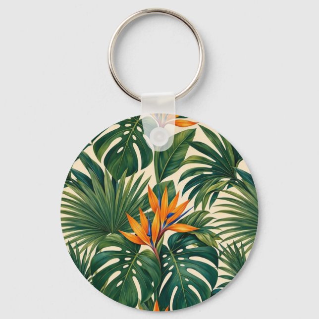 Llavero de Oasis Tropical Armónico (Anverso)