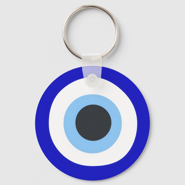 llavero de ojo turco personalizable  (Anverso)