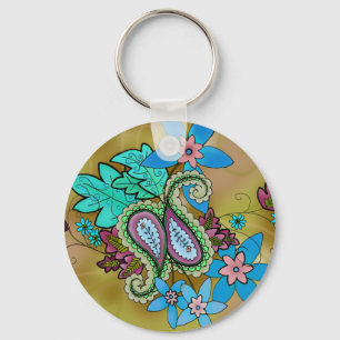 Llavero de oro de Paisley