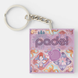 Llavero de Padel – Vibraciones de Azulejos Español