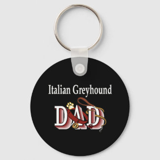 Llavero de padre galgo italiano
