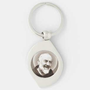 Llavero de Padre Pio del santo