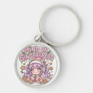 Llavero de Pan de Jengibre Kawaii Regalo para Chic