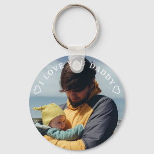 Llavero de Papá Personalizado, Te Amo Papá Llavero