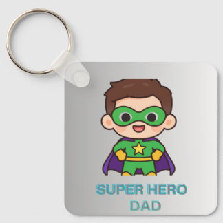 Llavero de Papá Superhéroe