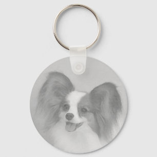 Llavero de Papillon Headstudy