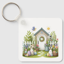 Llavero de Pascua  Conejito y Huevo Regalo de Prim