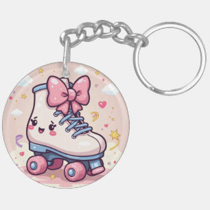 Llavero de Patín Roller Sparkle – Kawaii Pastel