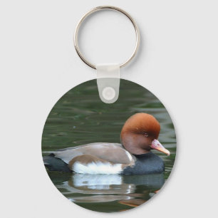 llavero de pato en el río