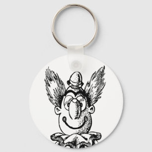 llavero de payaso vintage