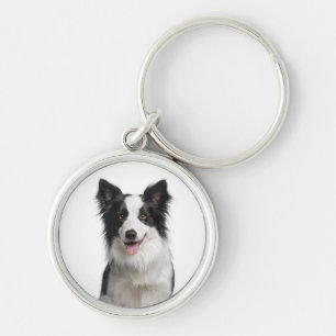Llavero de Perro Cachorro Border Collie Amor