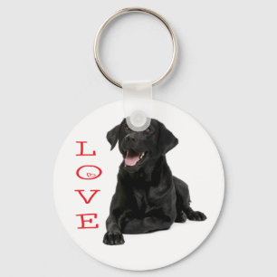 Llavero de perro cachorro Labrador Retriever negro