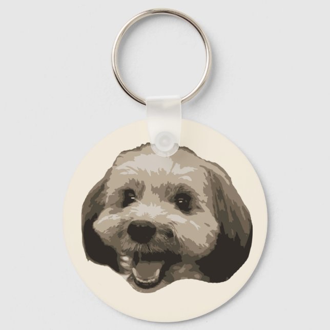 Llavero de perro sonriente (Anverso)