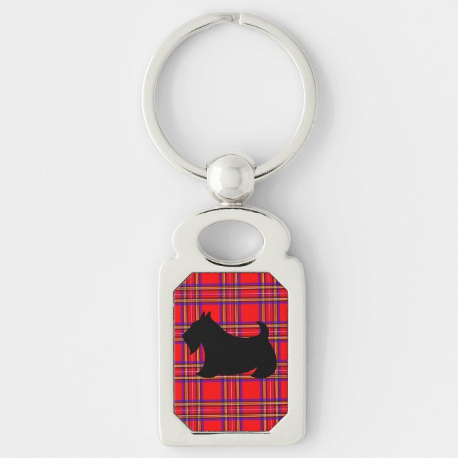 Llavero de perro Terrier Escocés regalo (Anverso)