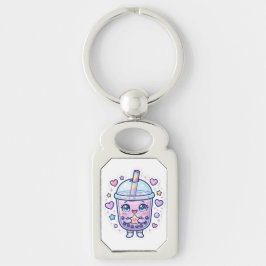 Llavero de personaje Chibi de té con leche Boba Ka