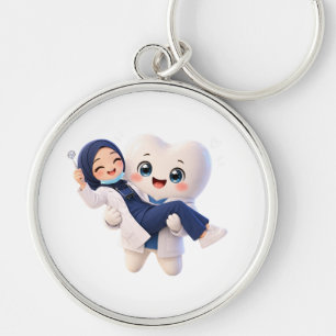 Llavero de personaje de diente lindo Ayudante de