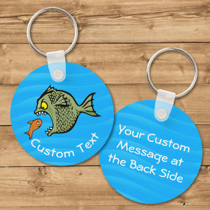 Llavero de pez matón
