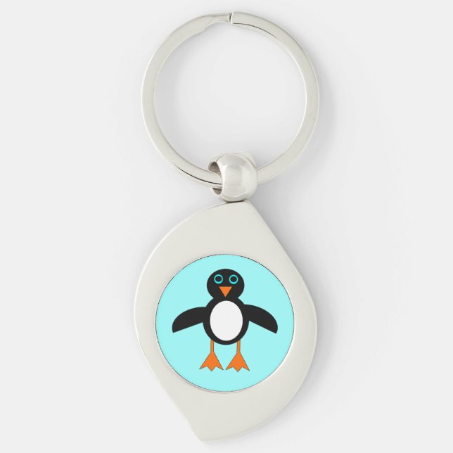Llavero de Pingüino Adorable (Anverso)
