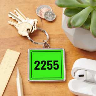 Llavero de Placa de Vehículo Personalizada