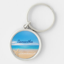 Llavero de playa personalizado | Llavero con nombr