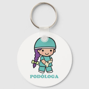 Llavero de podóloga