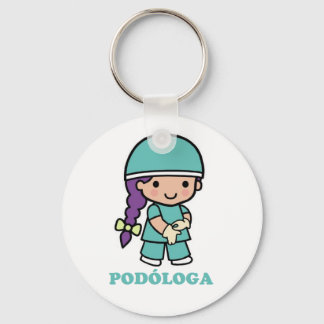 Llavero de podóloga