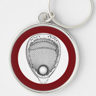 Llavero de portero de lacrosse