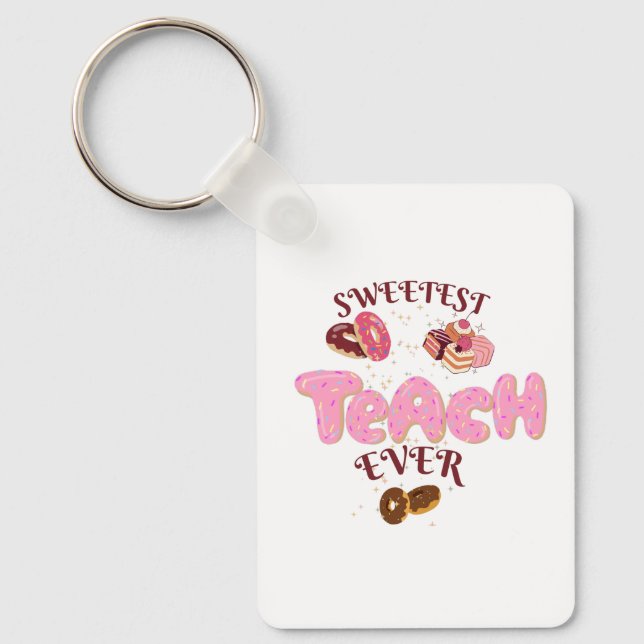 Llavero de Profesor de Donuts Adorable (Anverso)