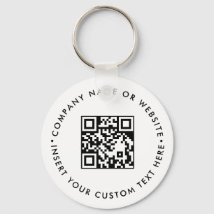 Llavero de promoción comercial QR personalizado