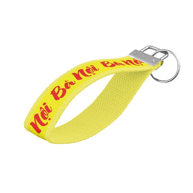 Llavero De Pulsera Abuela vietnamita (paterna) - Bà Noi (Angulado hacia arriba)