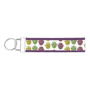 Llavero De Pulsera Aceitunas alegres y lindas cantando personalizado