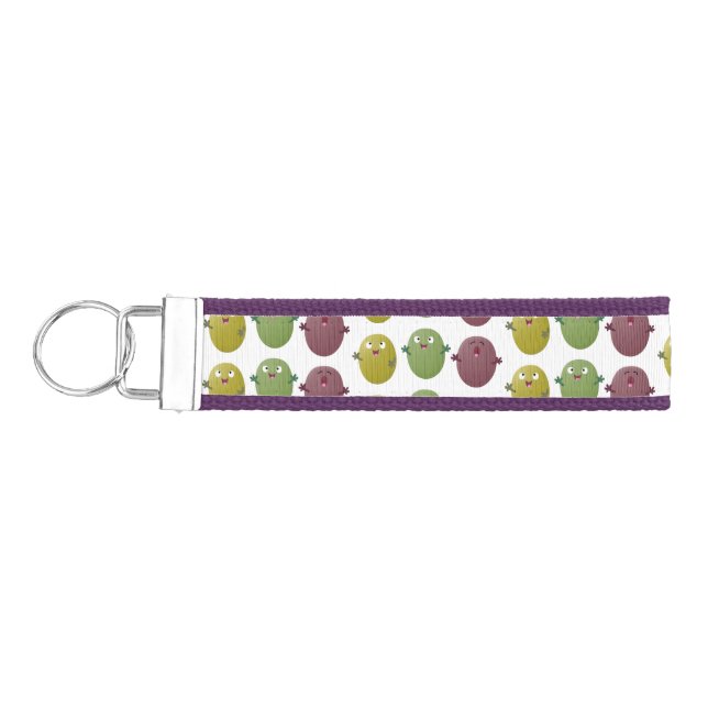 Llavero De Pulsera Aceitunas alegres y lindas cantando personalizado (Llaves lado izquierdo)